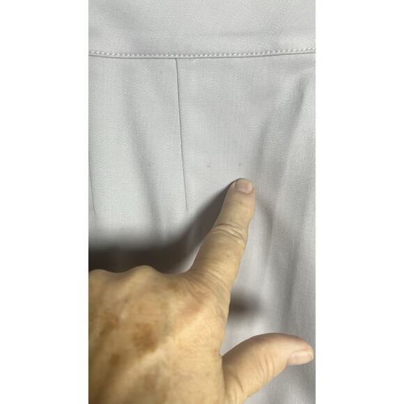 ST John Womens Size 4 Pale Gray Wool Stretch Trouser Un-Hemmed NWOT **READ** - Picture 9 of 9